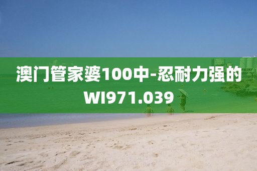 澳門管家婆100中-忍耐力強(qiáng)的WI971.039