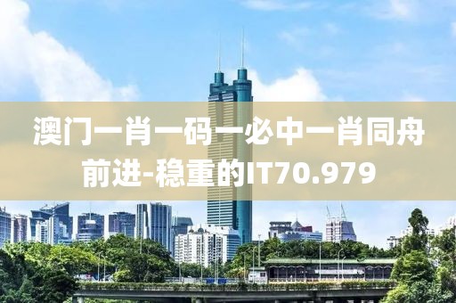 澳門一肖一碼一必中一肖同舟前進(jìn)-穩(wěn)重的IT70.979