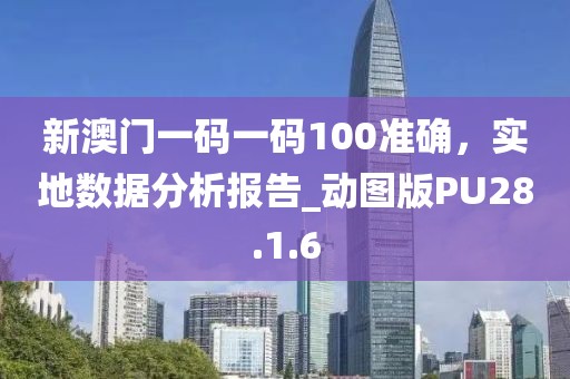新澳門一碼一碼100準確，實地數據分析報告_動圖版PU28.1.6