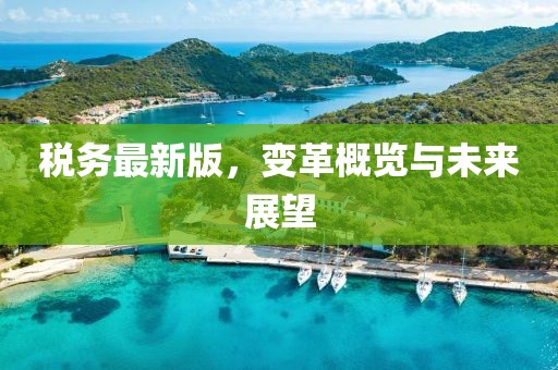 稅務最新版，變革概覽與未來展望