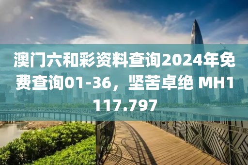 澳門六和彩資料查詢2024年免費查詢01-36，堅苦卓絕 MH1117.797