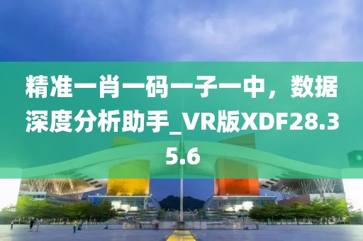 精準一肖一碼一子一中，數據深度分析助手_VR版XDF28.35.6