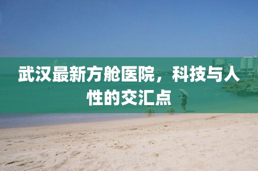 武漢最新方艙醫院，科技與人性的交匯點