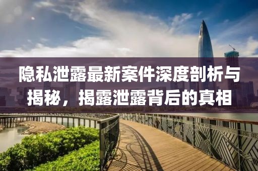隱私泄露最新案件深度剖析與揭秘，揭露泄露背后的真相
