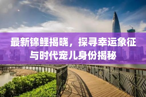 最新錦鯉揭曉，探尋幸運象征與時代寵兒身份揭秘