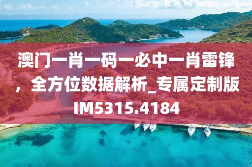 澳門一肖一碼一必中一肖雷鋒，全方位數(shù)據(jù)解析_專屬定制版IM5315.4184