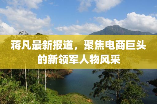 蔣凡最新報道，聚焦電商巨頭的新領軍人物風采