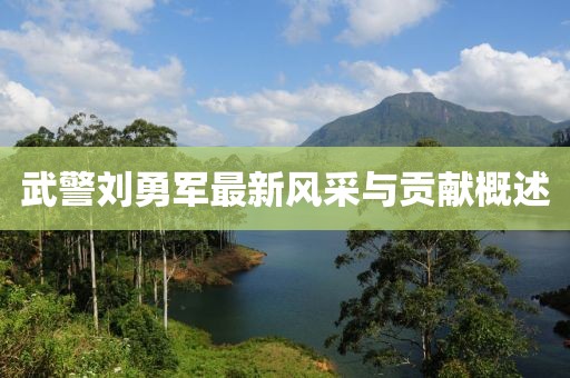 武警劉勇軍最新風采與貢獻概述