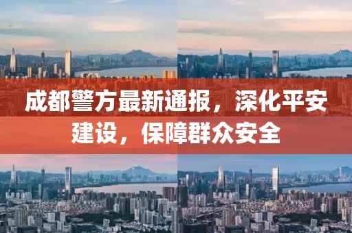 成都警方最新通報，深化平安建設，保障群眾安全