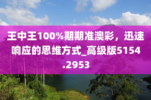 王中王100%期期準(zhǔn)澳彩，迅速響應(yīng)的思維方式_高級(jí)版5154.2953