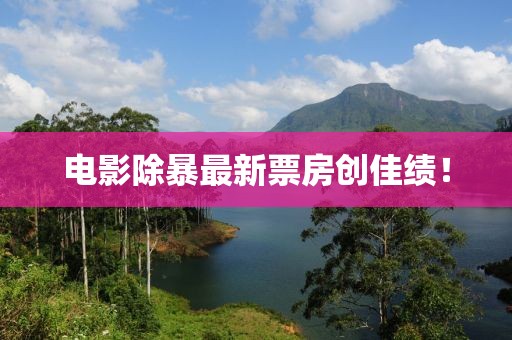電影除暴最新票房創佳績！