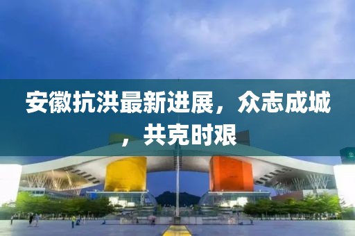 安徽抗洪最新進(jìn)展，眾志成城，共克時(shí)艱