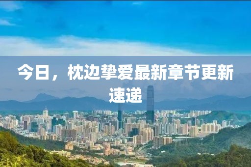 今日，枕邊摯愛最新章節更新速遞