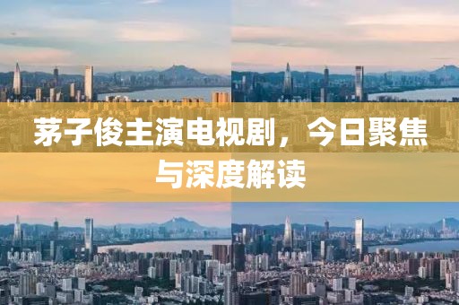 茅子俊主演電視劇，今日聚焦與深度解讀