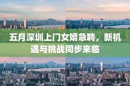 五月深圳上門女婿急聘，新機遇與挑戰(zhàn)同步來臨