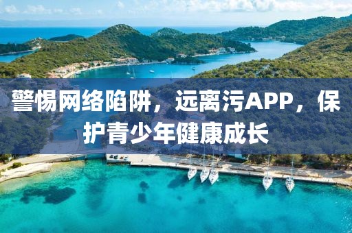 警惕網絡陷阱，遠離污APP，保護青少年健康成長