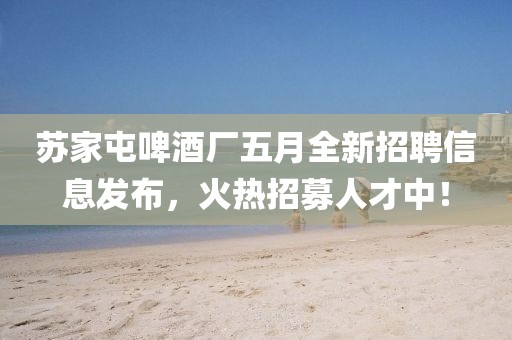 蘇家屯啤酒廠五月全新招聘信息發布，火熱招募人才中！