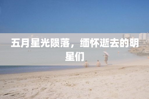 五月星光隕落，緬懷逝去的明星們