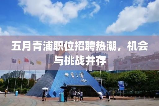 五月青浦職位招聘熱潮，機會與挑戰(zhàn)并存