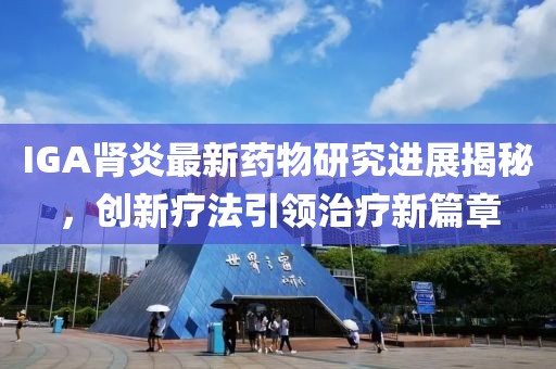 IGA腎炎最新藥物研究進展揭秘，創(chuàng)新療法引領(lǐng)治療新篇章