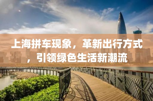 上海拼車現(xiàn)象，革新出行方式，引領(lǐng)綠色生活新潮流