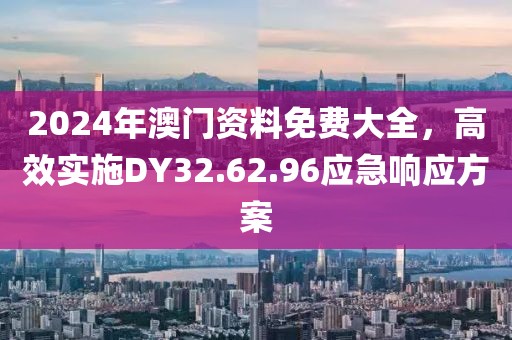 2024年澳門資料免費大全，高效實施DY32.62.96應(yīng)急響應(yīng)方案