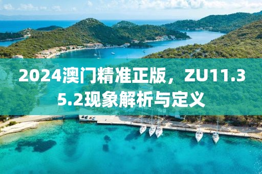 2024澳門精準正版，ZU11.35.2現象解析與定義