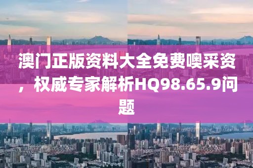 澳門正版資料大全免費噢采資，權(quán)威專家解析HQ98.65.9問題