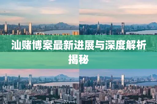 汕賭博案最新進展與深度解析揭秘