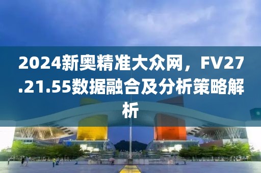 2024新奧精準大眾網，FV27.21.55數據融合及分析策略解析