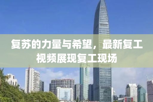 復蘇的力量與希望，最新復工視頻展現復工現場