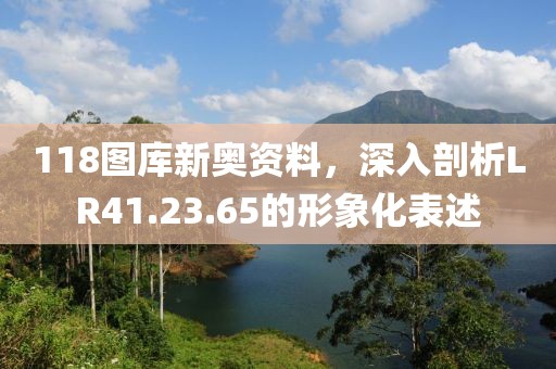 118圖庫新奧資料，深入剖析LR41.23.65的形象化表述